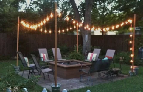 Perimeter String Lighting