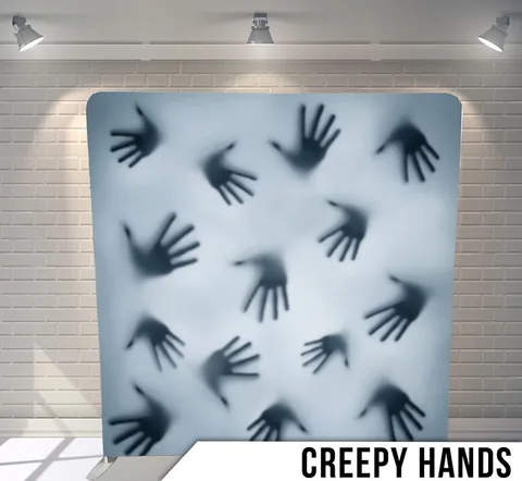Creepy Hands Photo Booth Backdrop