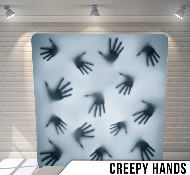 Creepy Hands Photo Booth Backdrop