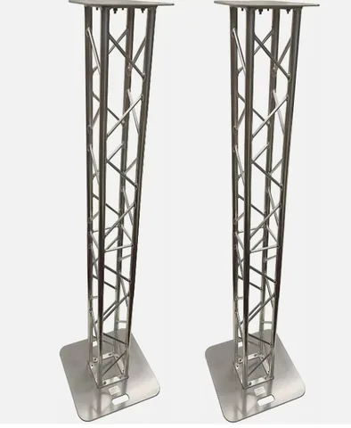 Dual 7' Alluminum 8"x 8" Lighting Truss Totem