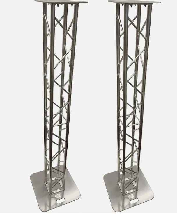 Dual 7' Alluminum 8"x 8" Lighting Truss Totem