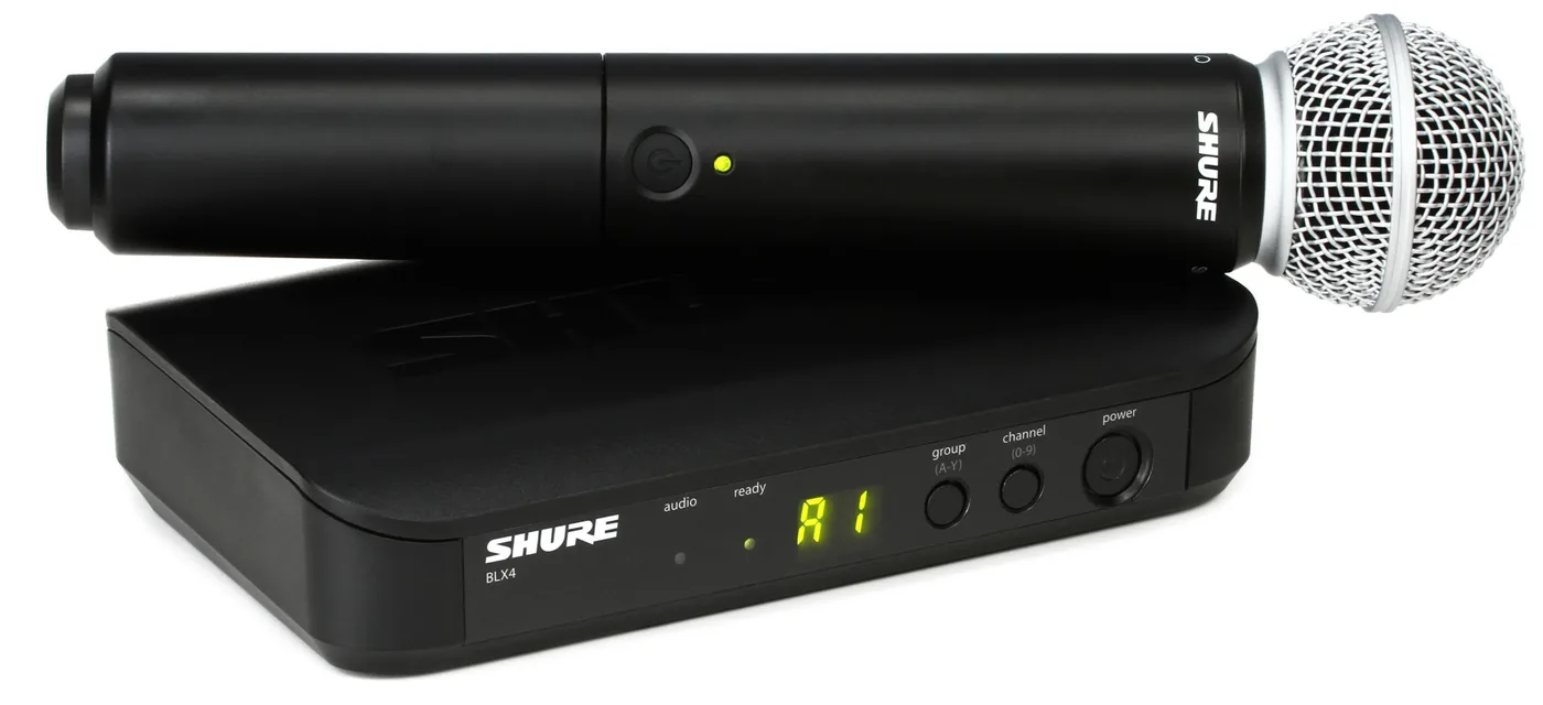 Shure BLX24 SM58 Wireless Microphone System